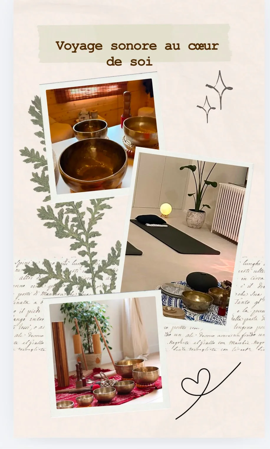 ✨ Voyage sonore – Un voyage au cœur de soi ✨ — Espace Santé Lillois à Lillois-Witterzée